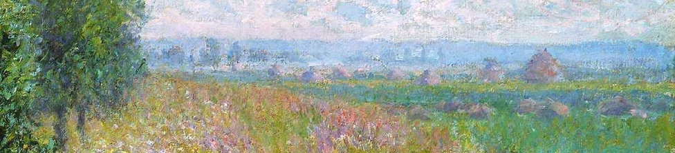 Ölgemälde mit Blick in die Natur