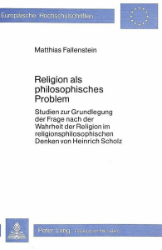 Religion als philosophisches Problem