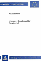 Literatur - Sozialcharakter - Gesellschaft