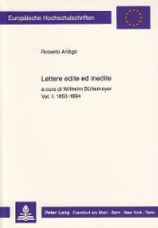 Lettere edite ed inedite. Vol. I: 1850-1894