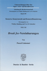 Break fee-Vereinbarungen