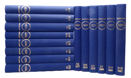 [Leipziger] Allgemeine Musikalische Zeitung. Jahrgänge III (1868) bis XVII (1882)