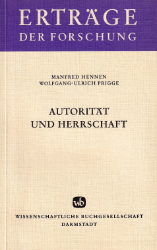 Autorität und Herrschaft