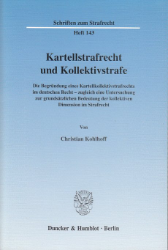 Kartellstrafrecht und Kollektivstrafe