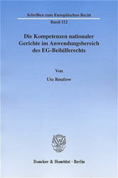 Buchcover Die Kompetenzen nationaler Gerichte im Anwendungsbereich des EG-Beihilferechts