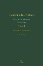Ramesside Inscriptions Translated and Annotated: Translations. Volume III