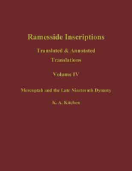Ramesside Inscriptions Translated and Annotated: Translations. Volume IV