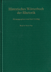 Historisches Wörterbuch der Rhetorik. Band 6