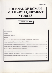 Journal of Roman Military Equipment Studies. Volume 9 (1998)