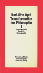 Transformation der Philosophie. Band I