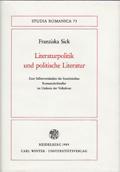 Literaturpolitik und politische Literatur
