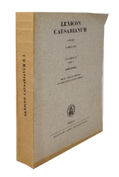 Lexicon Caesarianum. Vol. II.1