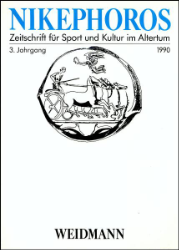 Nikephoros - Zeitschrift für Sport und Kultur im Altertum. 3. Jahrgang 1990