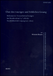 Über den traurigen und fröhlichen Gesang. Teil 2: Faksimile