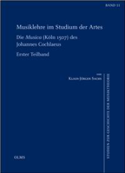 Musiklehre im Studium der Artes. Band 1 - Sachs, Klaus-Jürgen