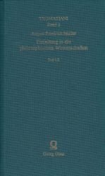 Einleitung in die Philosophischen Wissenschaften. Erster Theil, Teilband 2