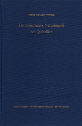 Der rhetorische Naturbegriff bei Quintilian