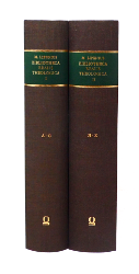 Bibliotheca realis theologica omnium materiarum, rerum et titulorum. Tom. I & II - Lipenius, Martin