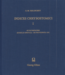 Indices Chrysostomici. Volume I