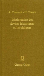 Buchcover: Dictionnaire des devises historiques et héraldiques. [Band I: Hauptwerk] ...