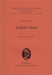 Euripides' Medea - Dihle, Albrecht