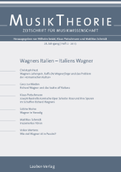 Wagners Italien - Italiens Wagner
