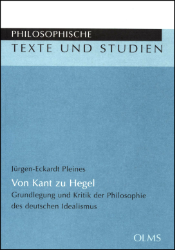 Von Kant zu Hegel