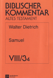 Samuel. Teilband 3 (1 Samuel 27 - 2 Samuel 8), Lieferung 4 (BKAT VIII.3.4)