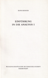 Einführung in die Analysis I