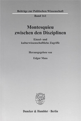 Montesquieu zwischen den Disziplinen