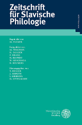 Zeitschrift für Slavische Philologie. Band 77 · 2021 · Heft 1