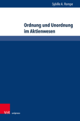 Ordnung und Unordnung im Aktienwesen