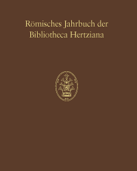 Römisches Jahrbuch der Bibliotheca Hertziana. Band 38 · 2007/2008
