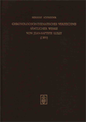 Chronologisch-Thematisches Verzeichnis sämtlicher Werke von Jean-Baptiste Lully (LWV)