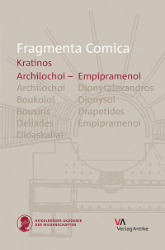Fragmenta Comica. Band 3.2: Kratinos/Cratino, [Teil 2]