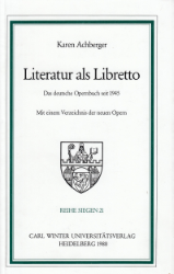 Literatur als Libretto