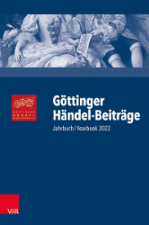 Göttinger Händel-Beiträge. Band 23 (2022)