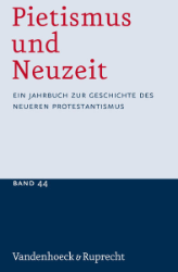 Pietismus und Neuzeit. Band 44 - 2018