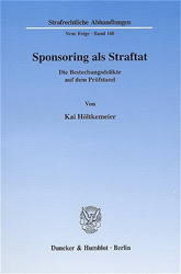 Sponsoring als Straftat