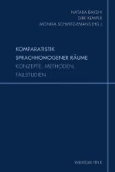Buchcover Komparatistik sprachhomogener Räume