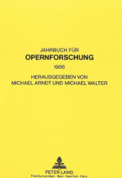 Jahrbuch für Opernforschung. Band 2 (1986)