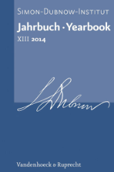 Jahrbuch des Simon-Dubnow-Instituts/Simon Dubnow Institute Yearbook; XIII/2014