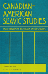 Canadian-American Slavic Studies/Revue canadienne américaine d'études slaves. Volume 56,1 (2022)