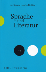 Sprache und Literatur. 50. Jahrgang. Heft 124