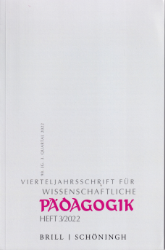 Vierteljahresschrift für wissenschaftliche Pädagogik. 98. Jahrgang. Heft 3