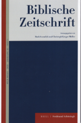 Biblische Zeitschrift. Neue Folge. Jahrgang 65