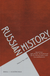 Buchcover Russian History. Volume 47 (2020)