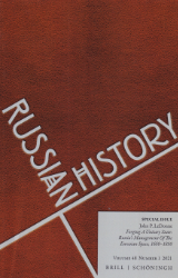 Buchcover Russian History. Volume 48 (2021)