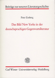 Das Bild New Yorks in der deutschsprachigen Gegenwartsliteratur