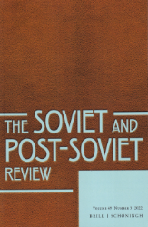 The Soviet and Post-soviet Review. Volume 49, Number 3 (2022)